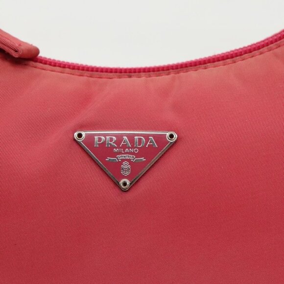 PRADA Accessory Pouch Nylon Pink Silver Auth - Picture 7 of 15